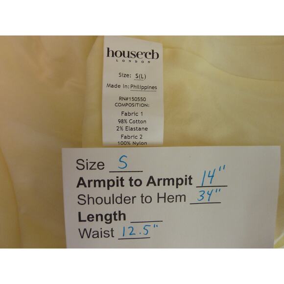 NWT House of CB Rosie Floral Dress Size S Rosie Puff Sleeve Cotton Mini Sundress - Picture 9 of 9